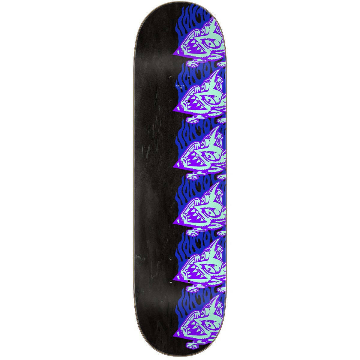 Santa Cruz - Fabiana Delfino Devil Mask 8.25 Skateboard Deck.