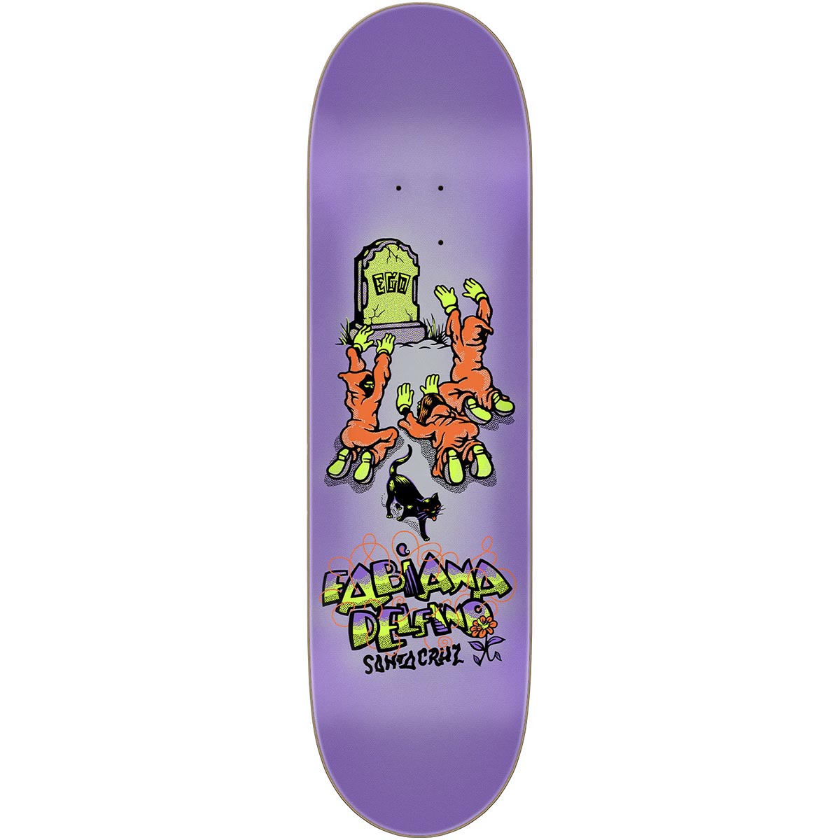 Santa Cruz Fabiana Delfino Ego Prismatic FeelBase 8.25 Skateboard Deck