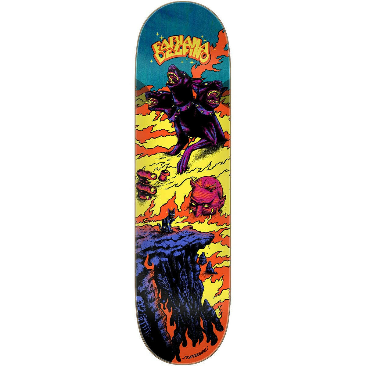 Santa Cruz - Fabiana Delfino Inferno 8.25 Skateboard Deck.