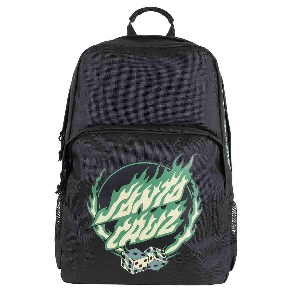 Santa Cruz Dice Flame Dot Backpack Black