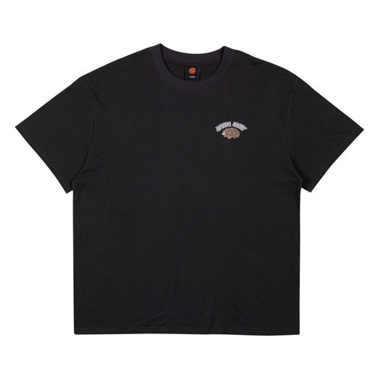 Santa Cruz - Dressen Evo Roses Tee Off Black - front view