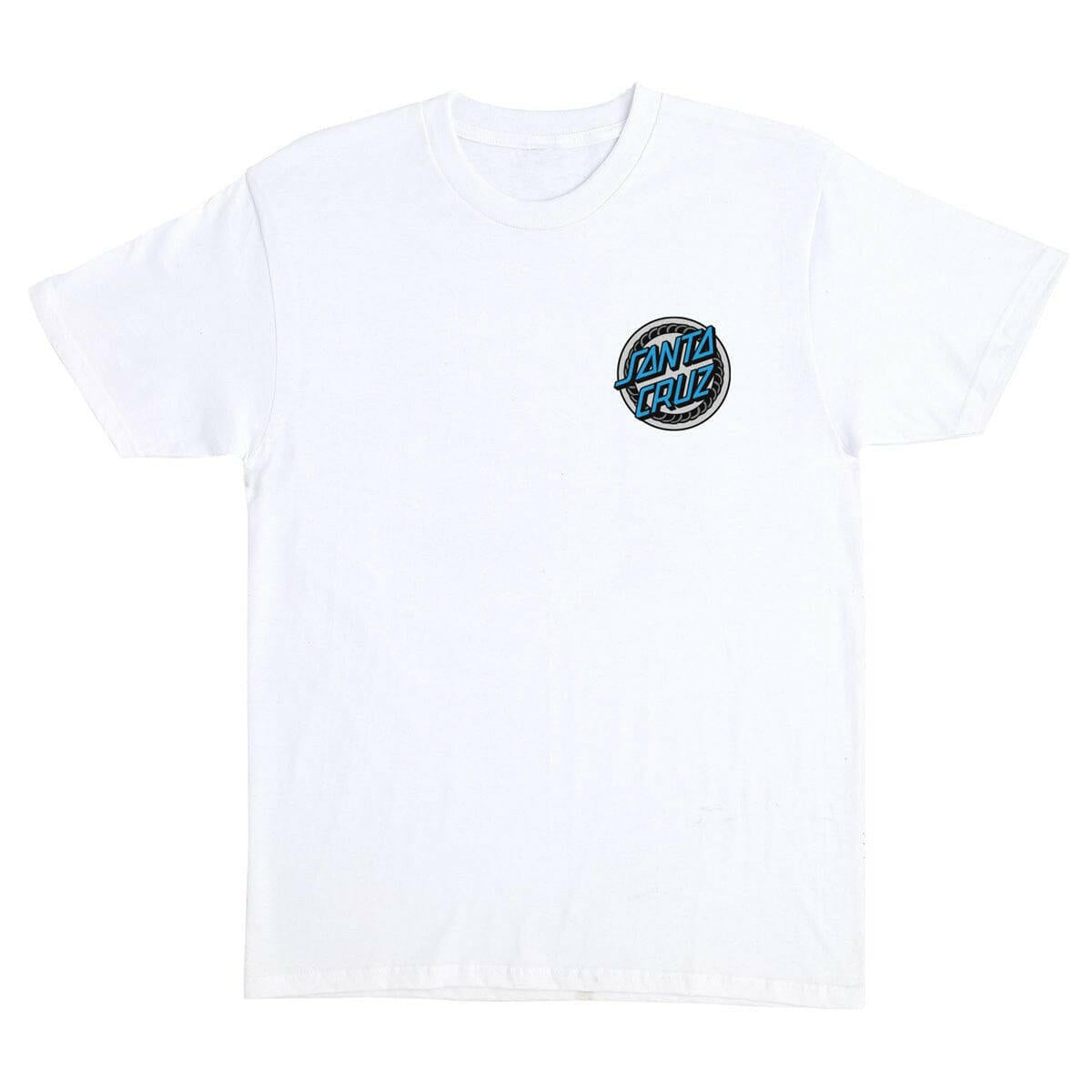 Santa Cruz - Dressen Rose Crew One Tee White.