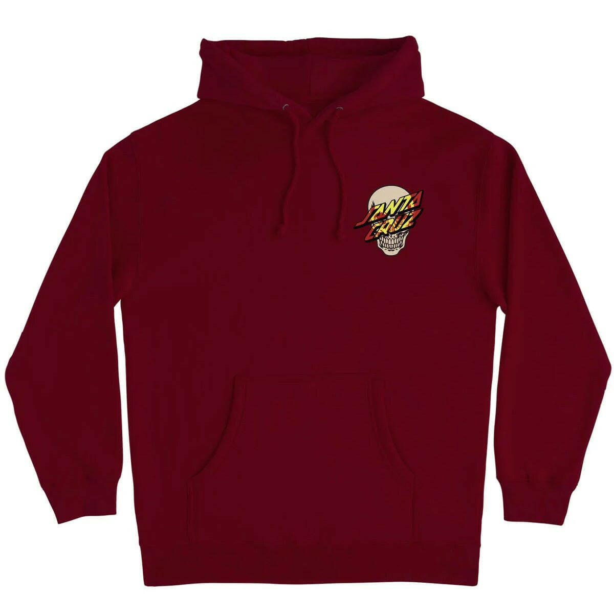 Santa Cruz - Dressen Rose Crew Three Hoodie Maroon.