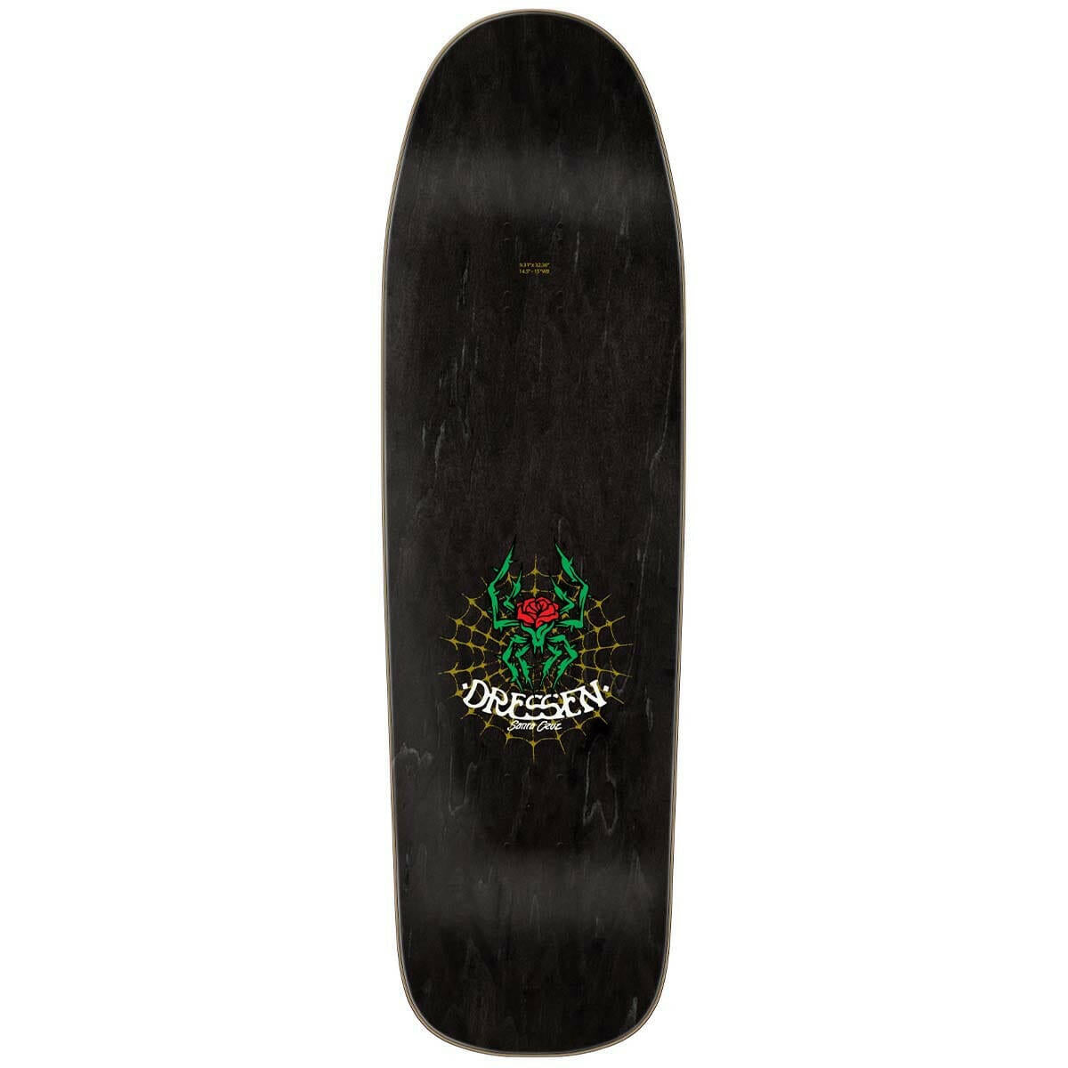 Santa Cruz - Eric Dressen Rose Cross Two 9.31 Skateboard Deck.