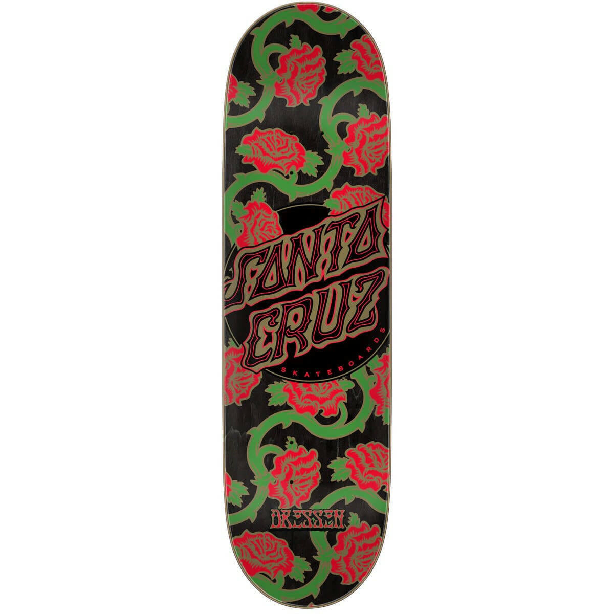 Santa Cruz - Eric Dressen Roses Dot VX 8.8 Skateboard Deck.