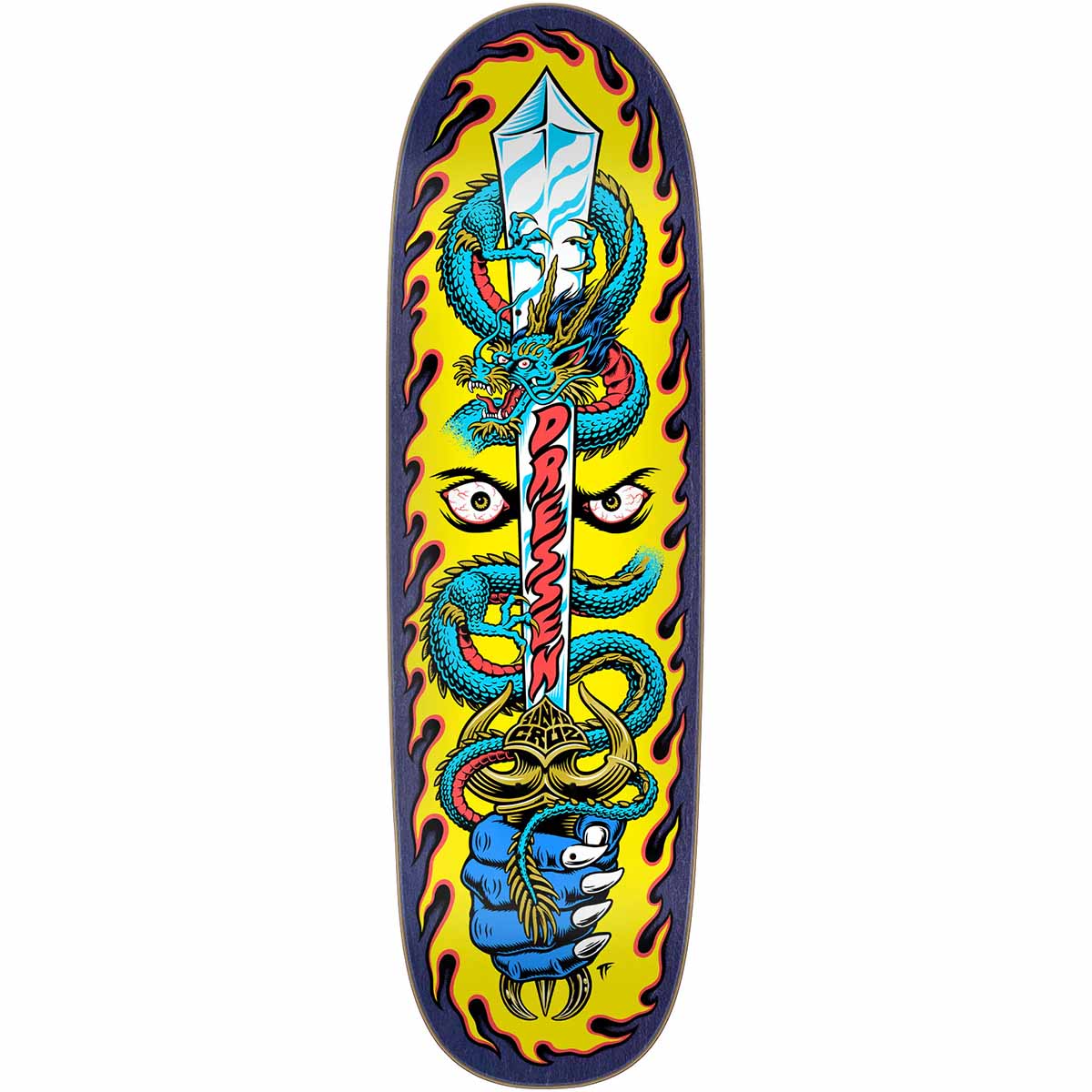 Santa Cruz Eric Dressen Sword 9.25 Skateboard Deck