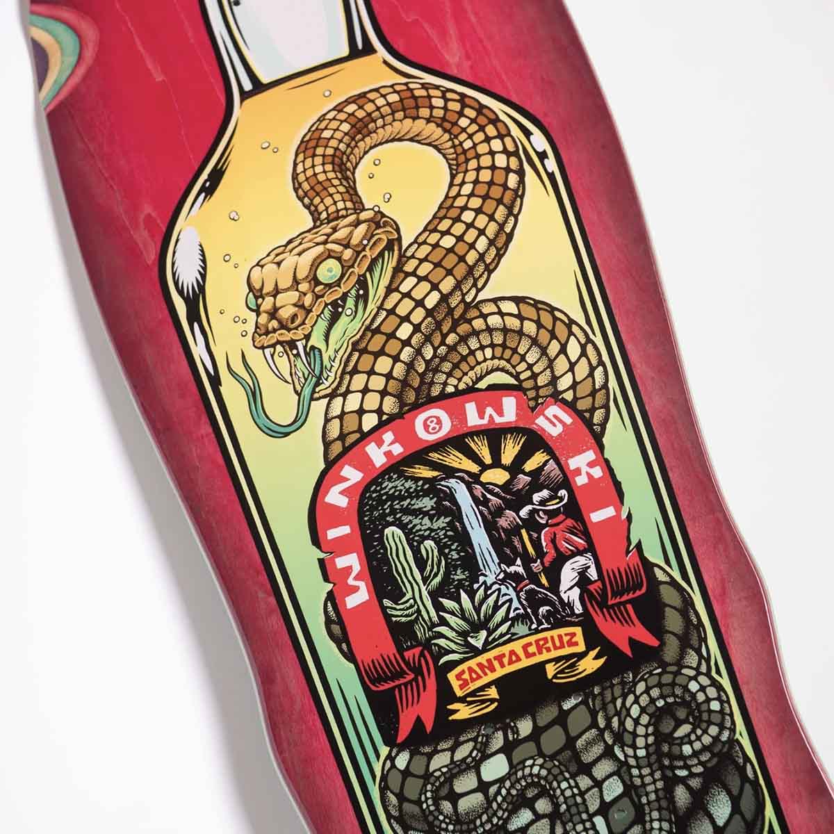 Santa Cruz Erick Winkowski Agave Snake 10.35 Skateboard Deck Detail