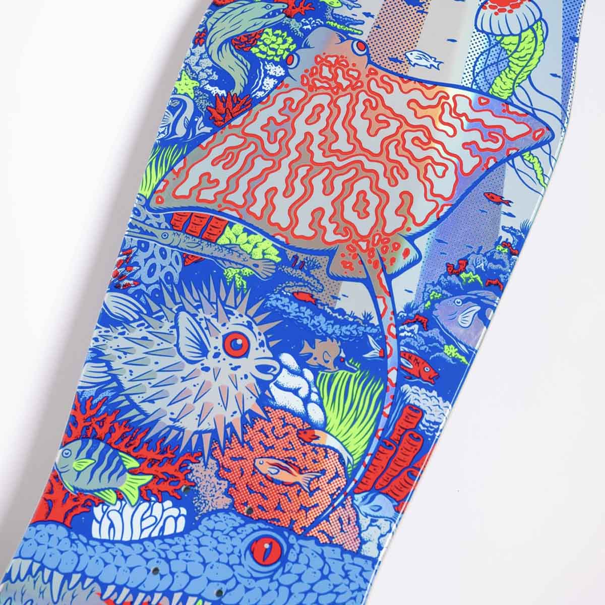 Santa Cruz Erick Winkowski Aquatic Prismatic 10.34 Skateboard Deck Detail