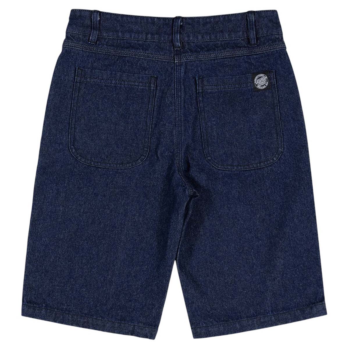 Santa Cruz Eyegore Youth Shorts Rinsed Indigo Back