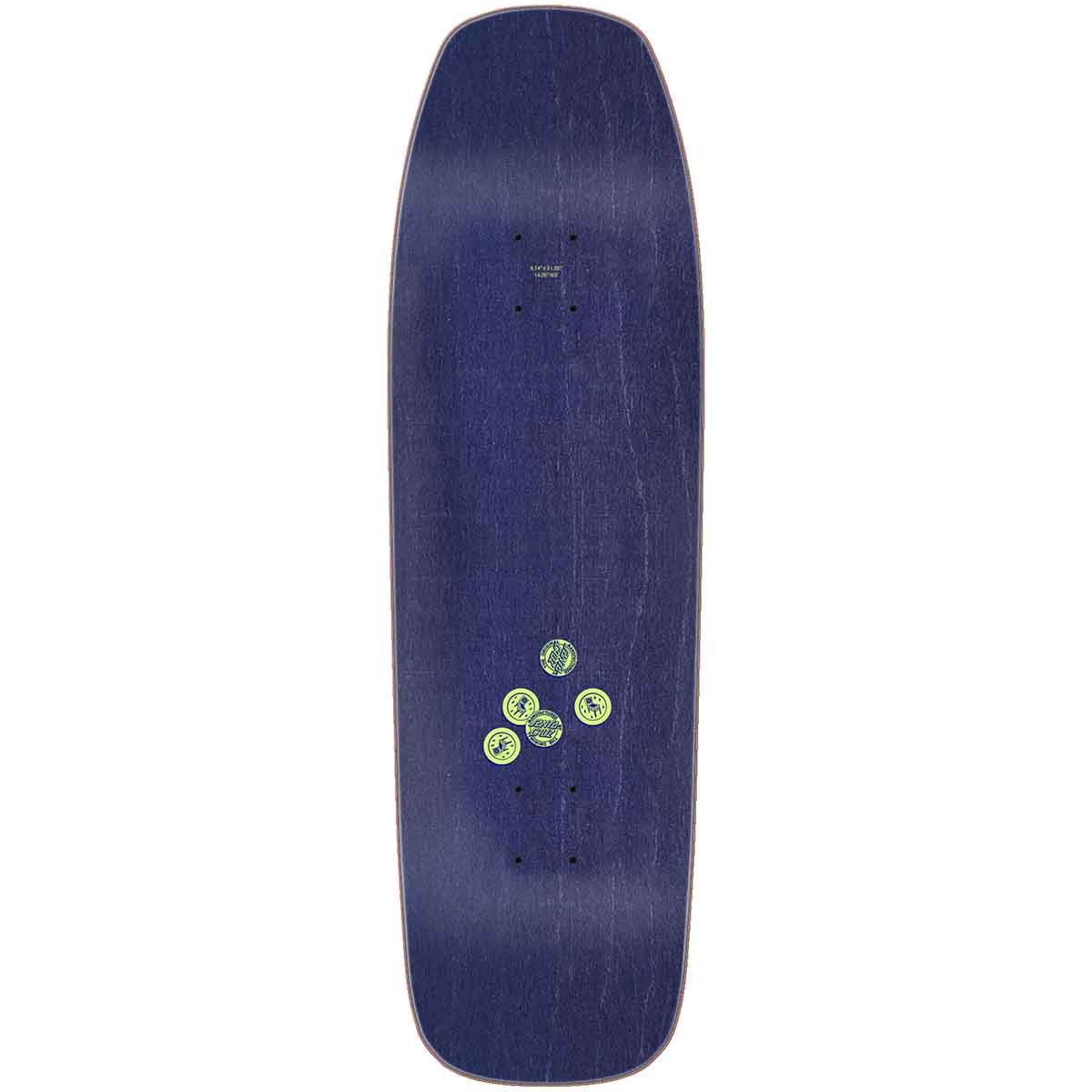 Santa Cruz Fabiana Defino Pinball 9.14 Skateboard Deck Top