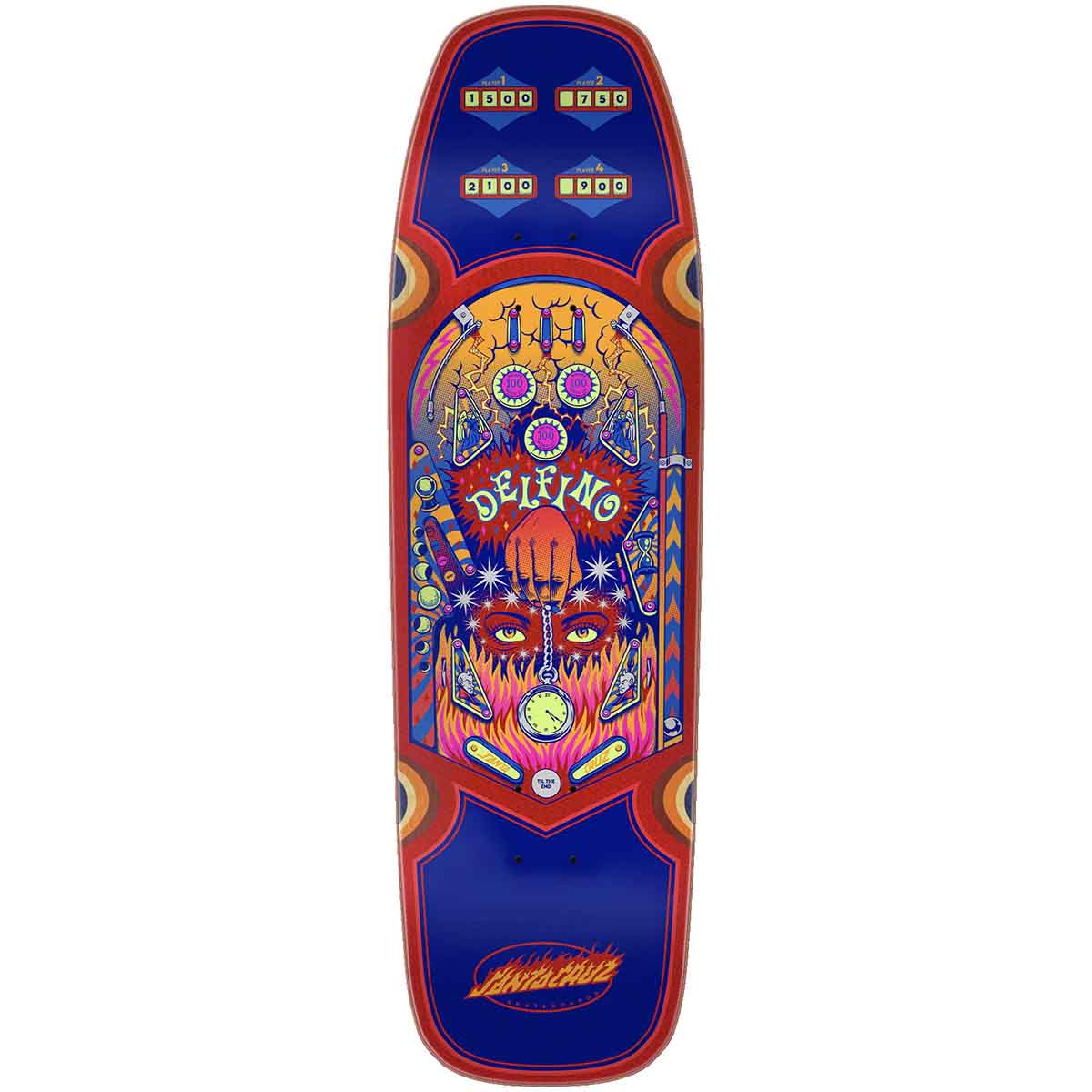 Santa Cruz Fabiana Defino Pinball 9.14 Skateboard Deck