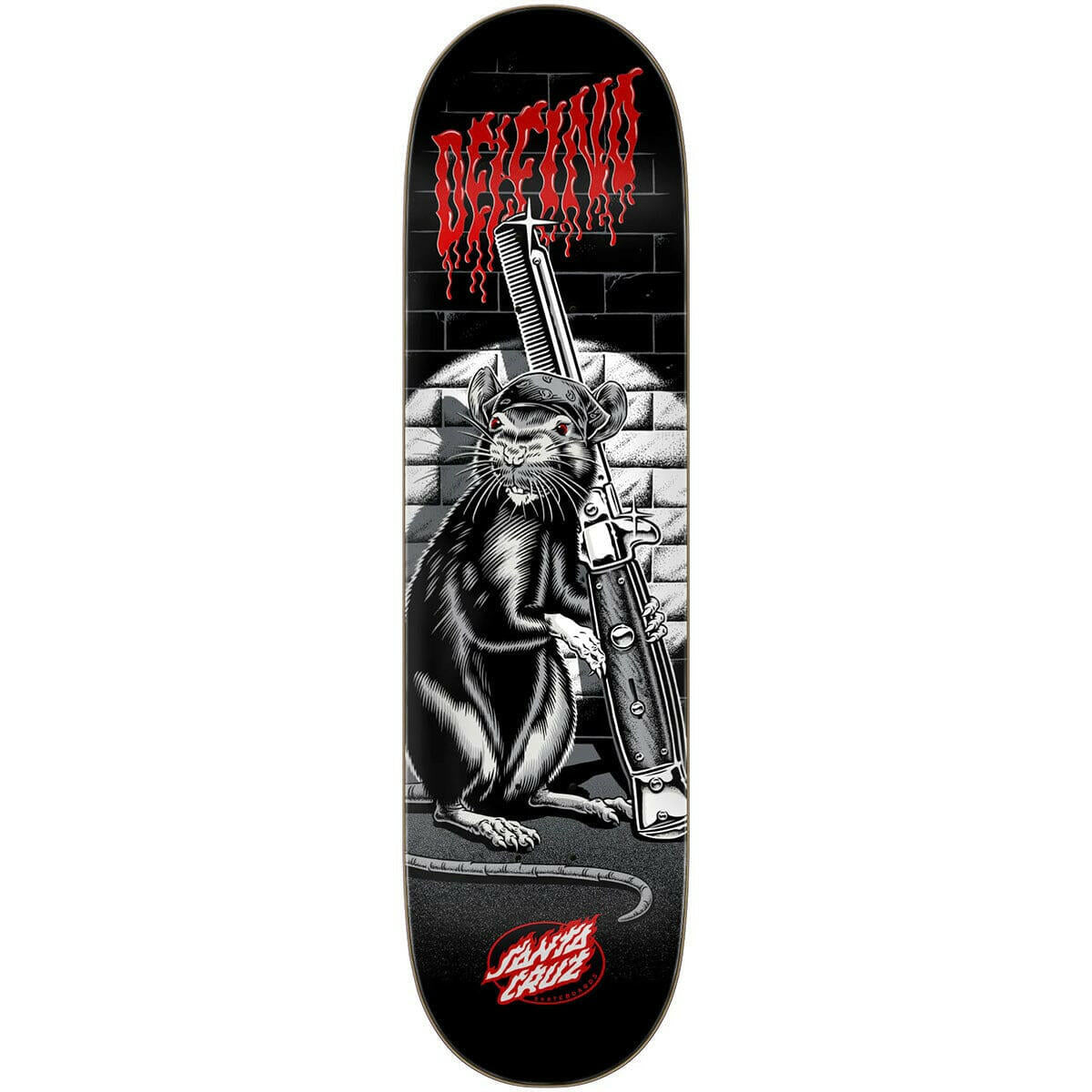 Santa Cruz - Fabiana Delfino Skate Rat 8.25 Skateboard Deck.