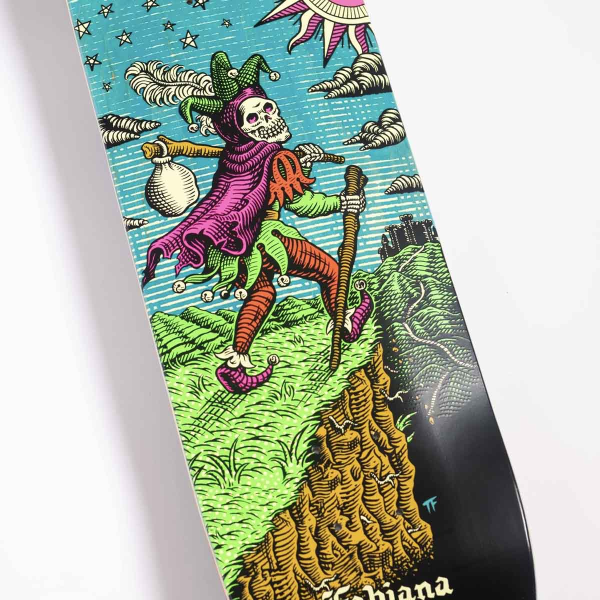 Santa Cruz Fabiana Delfino Tarot Remix FeelBase 8.25 Skateboard Deck Detail