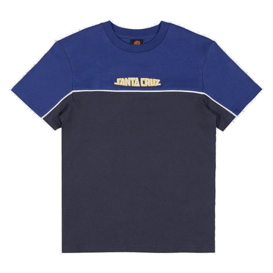 Santa Cruz - Fisheye Strip Front Youth Tee Dark Blue - front view