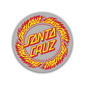 Santa Cruz Flame Ringed Dot 3.5" Sticker