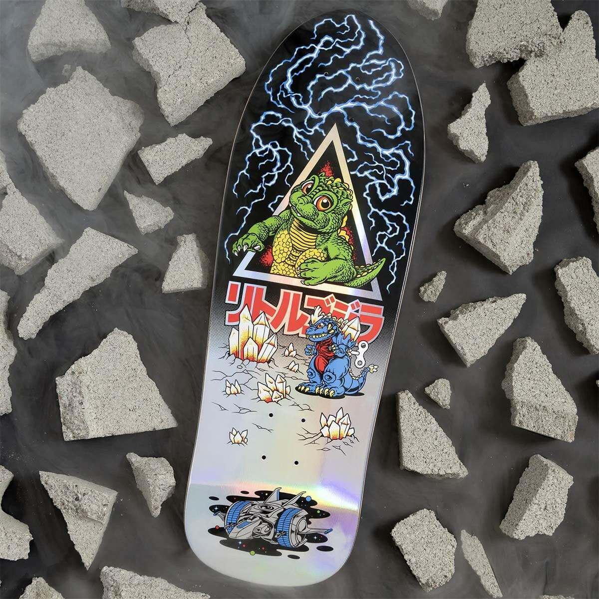 Santa Cruz - Godzilla Jr. Natas  9.89 Skateboard Deck.
