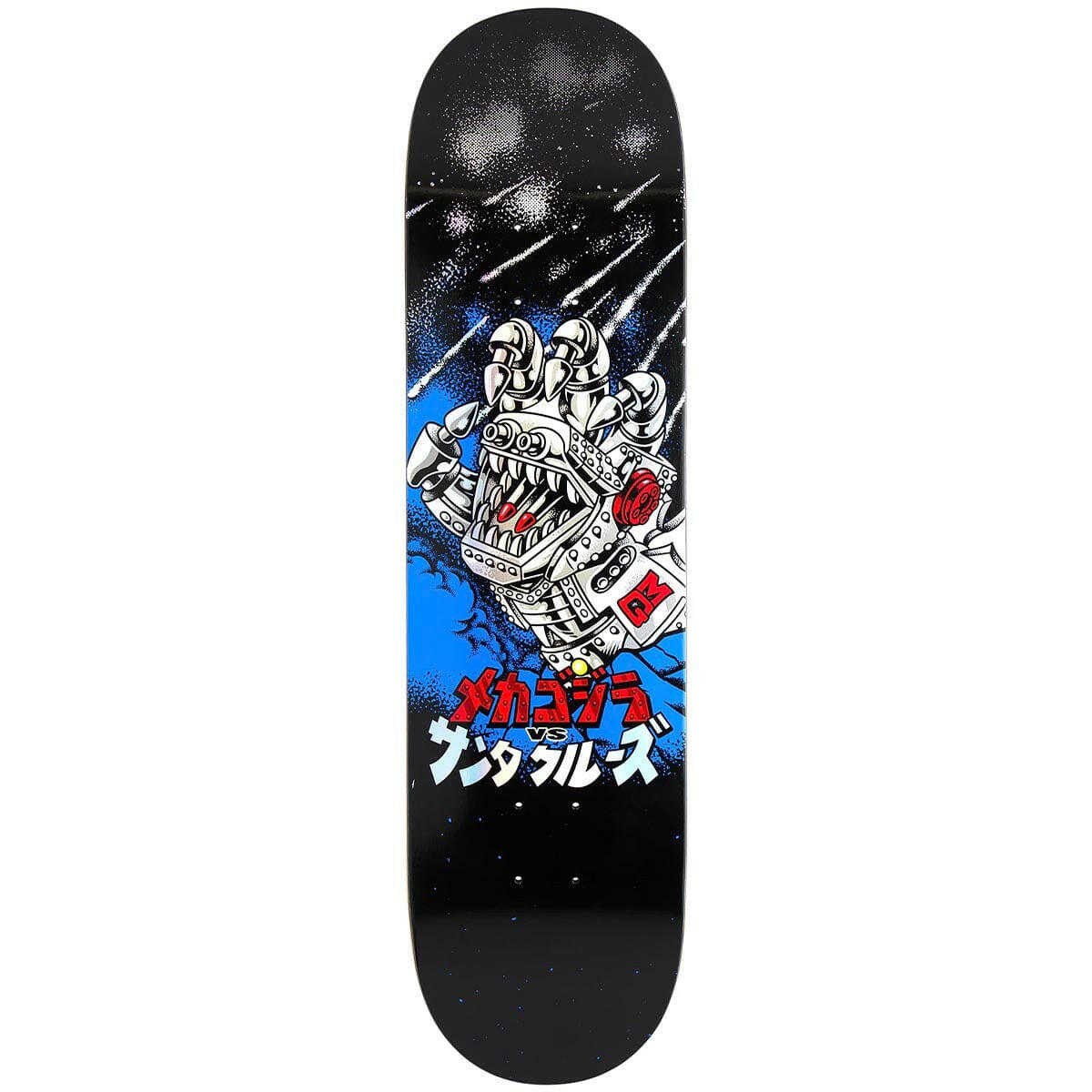 Santa Cruz - Godzilla Mecha Hand 8.0 Skateboard Deck.