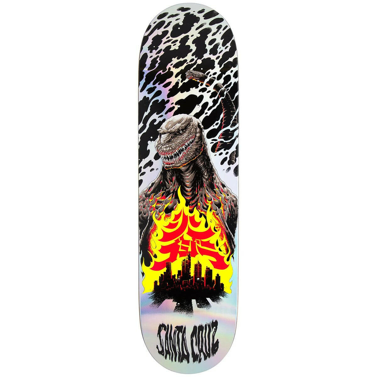 Santa Cruz - Godzilla Shin Knox Firepit 8.5 Skateboard Deck.