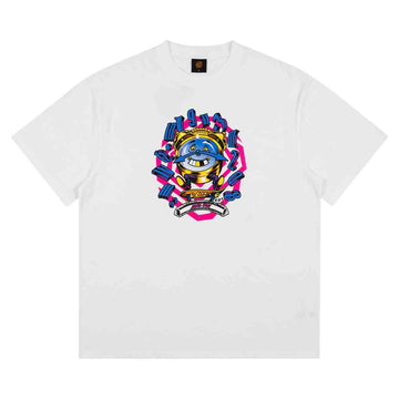 Santa Cruz Grabke All Around Front Tee White