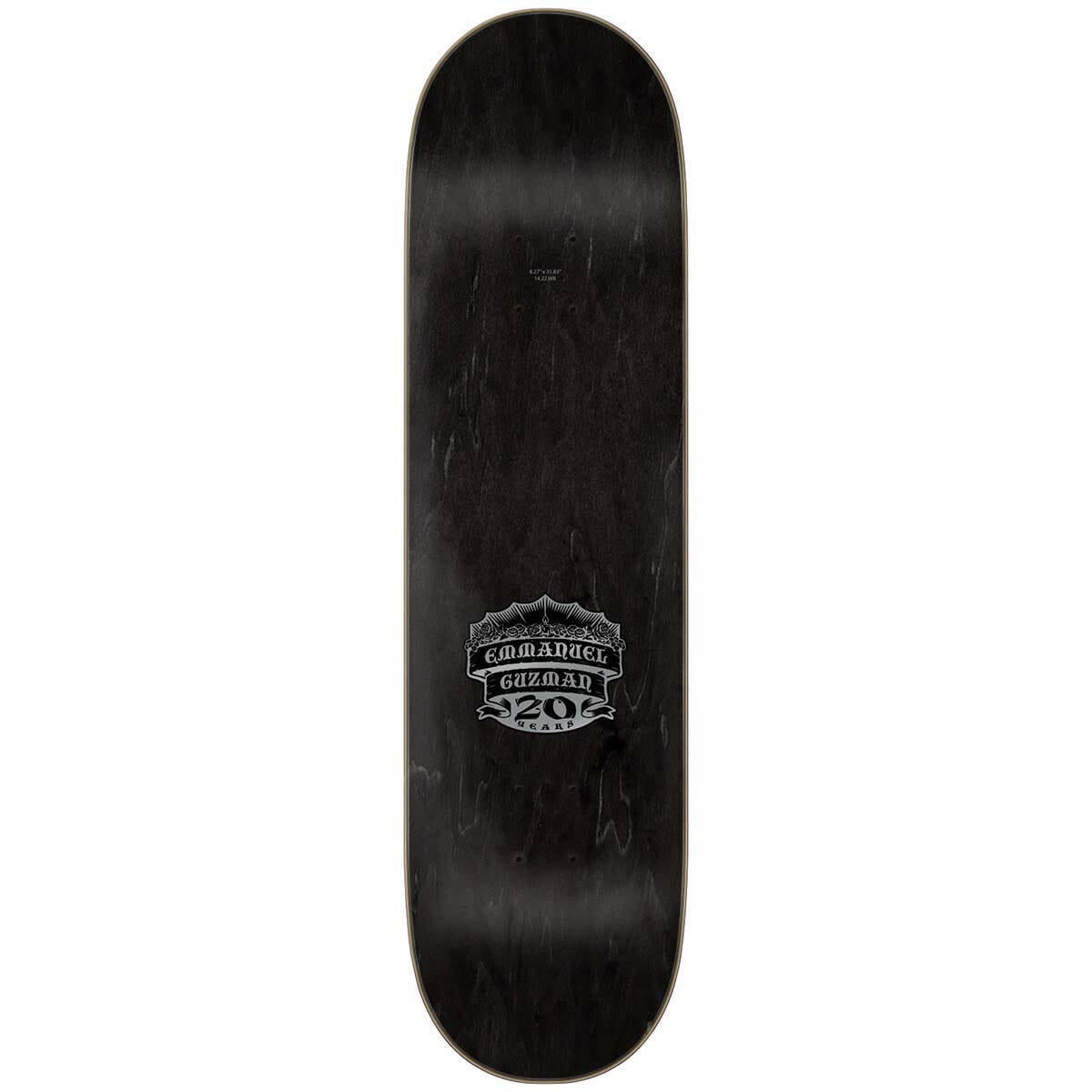 Santa Cruz - Emmanuel Guzman 20 Years Dining With The Dead 8.27 Skateboard Deck.