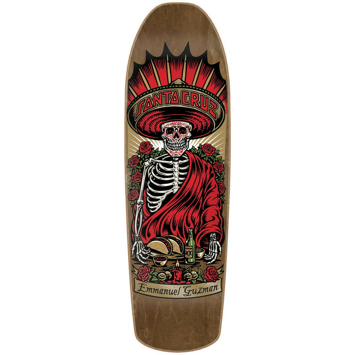 Santa Cruz - Emmanuel Guzman Divine Diner 9.16 Skateboard Deck.