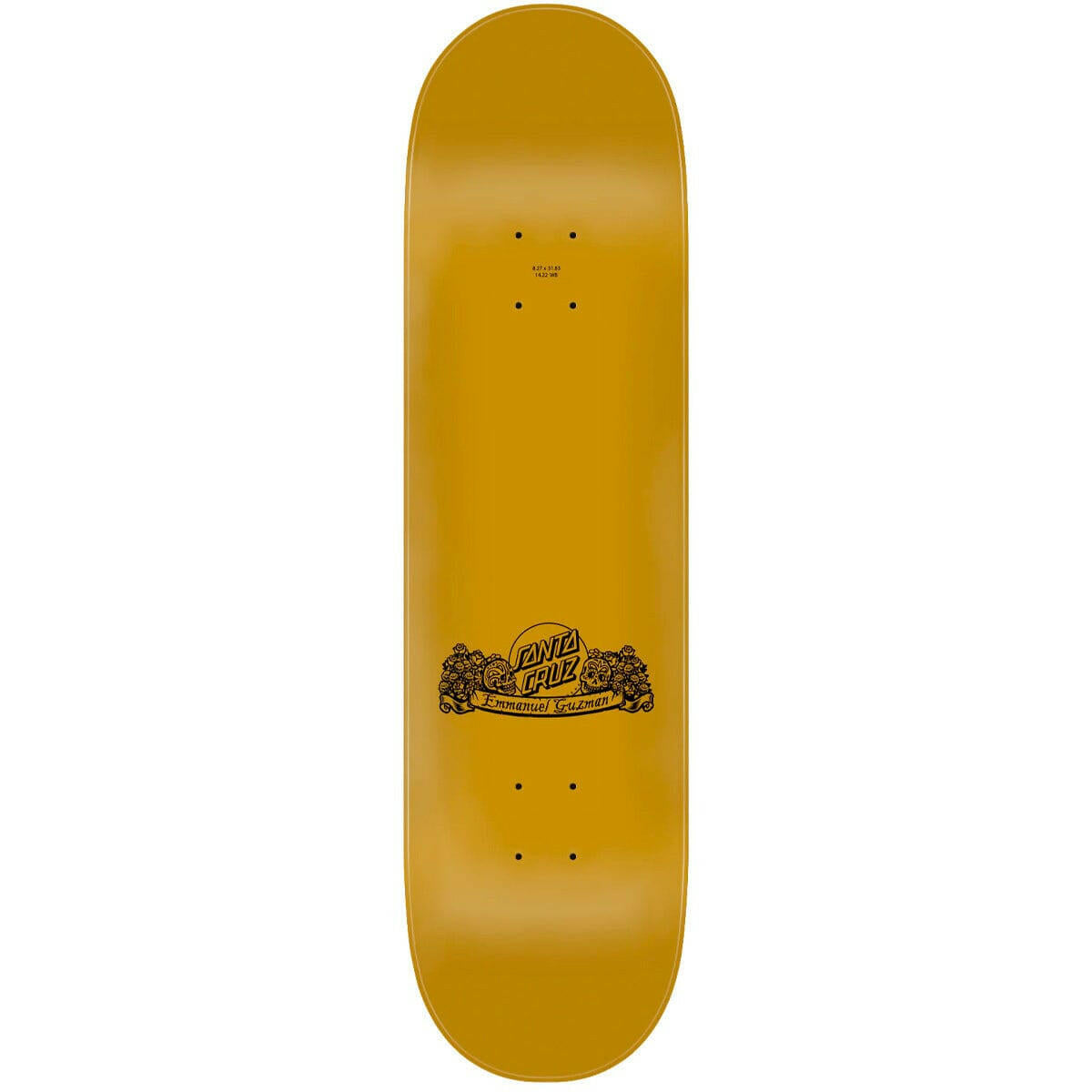 Santa Cruz - Emmanuel Guzman Dining With The Dead 8.27 Skateboard Deck.