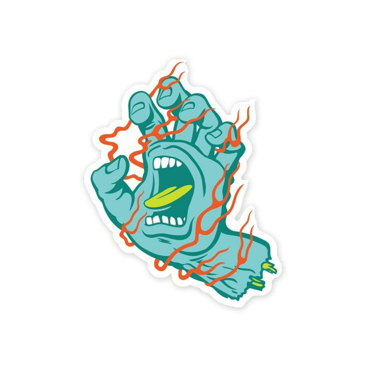 Santa Cruz - Inferno Hand 4" Sticker.