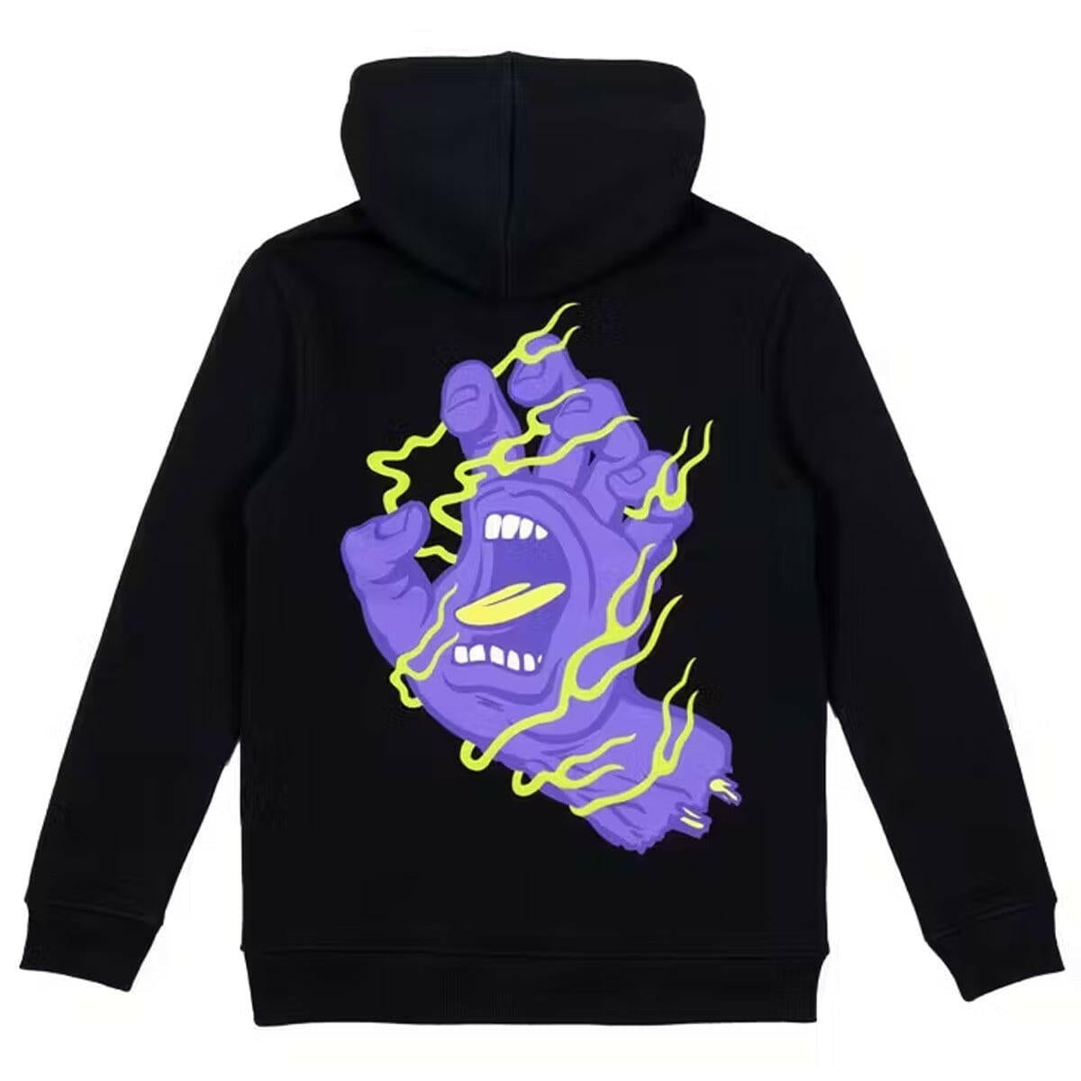 Santa Cruz - OS Inferno Strip Hand Youth Hoodie Black.