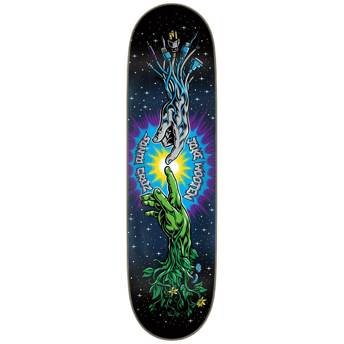 Santa Cruz - Jake Wooten Contact 8.5 Skateboard Deck.