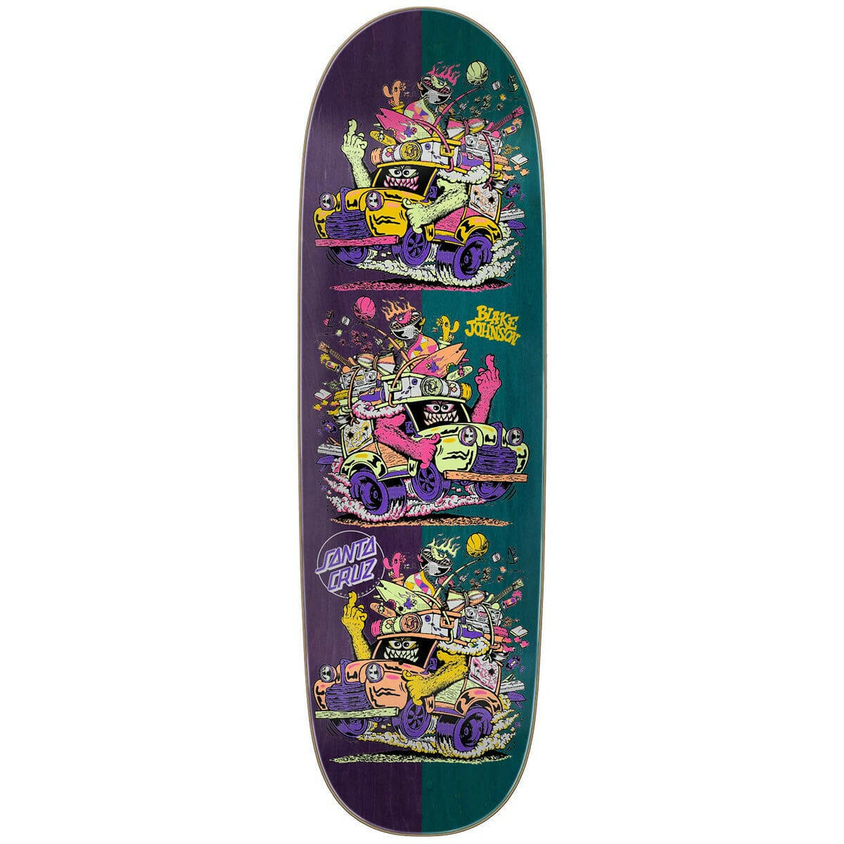 Santa Cruz - Blake Johnson Beastwagon Crew 8.25 Skateboard Deck.