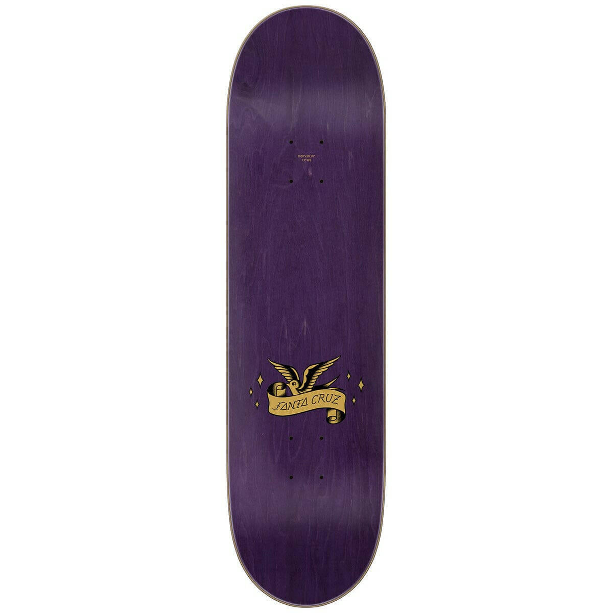 Santa Cruz - Justin Sommer Butterfly 8.0 Skateboard Deck.