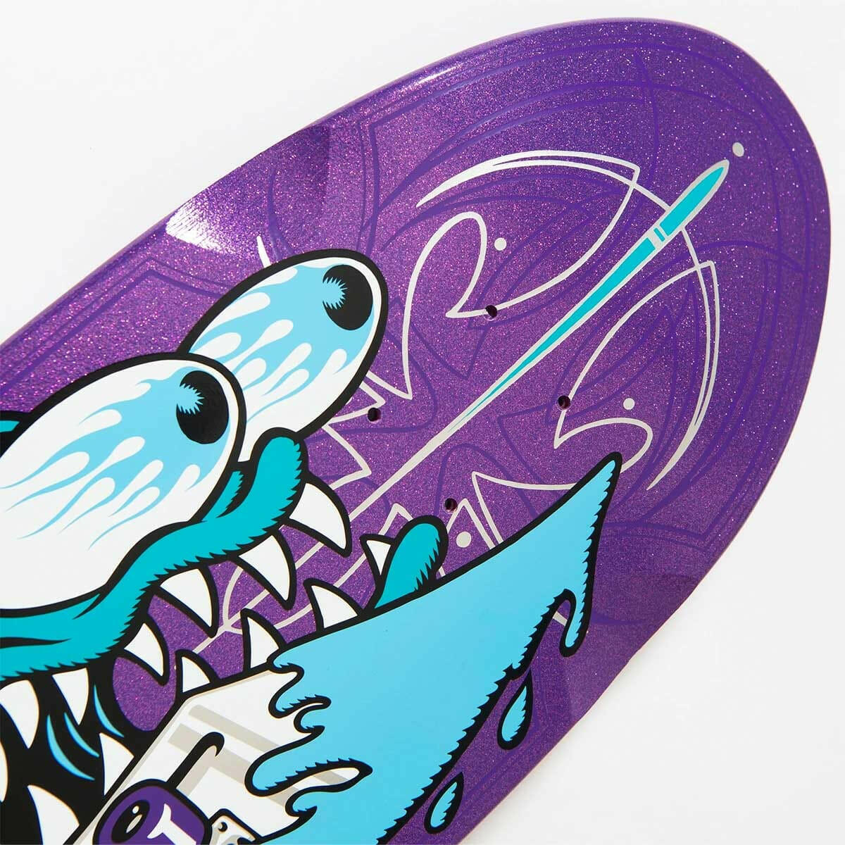 Santa Cruz - Keith Meek Pinstripe Slasher 9.23 Skateboard Deck.