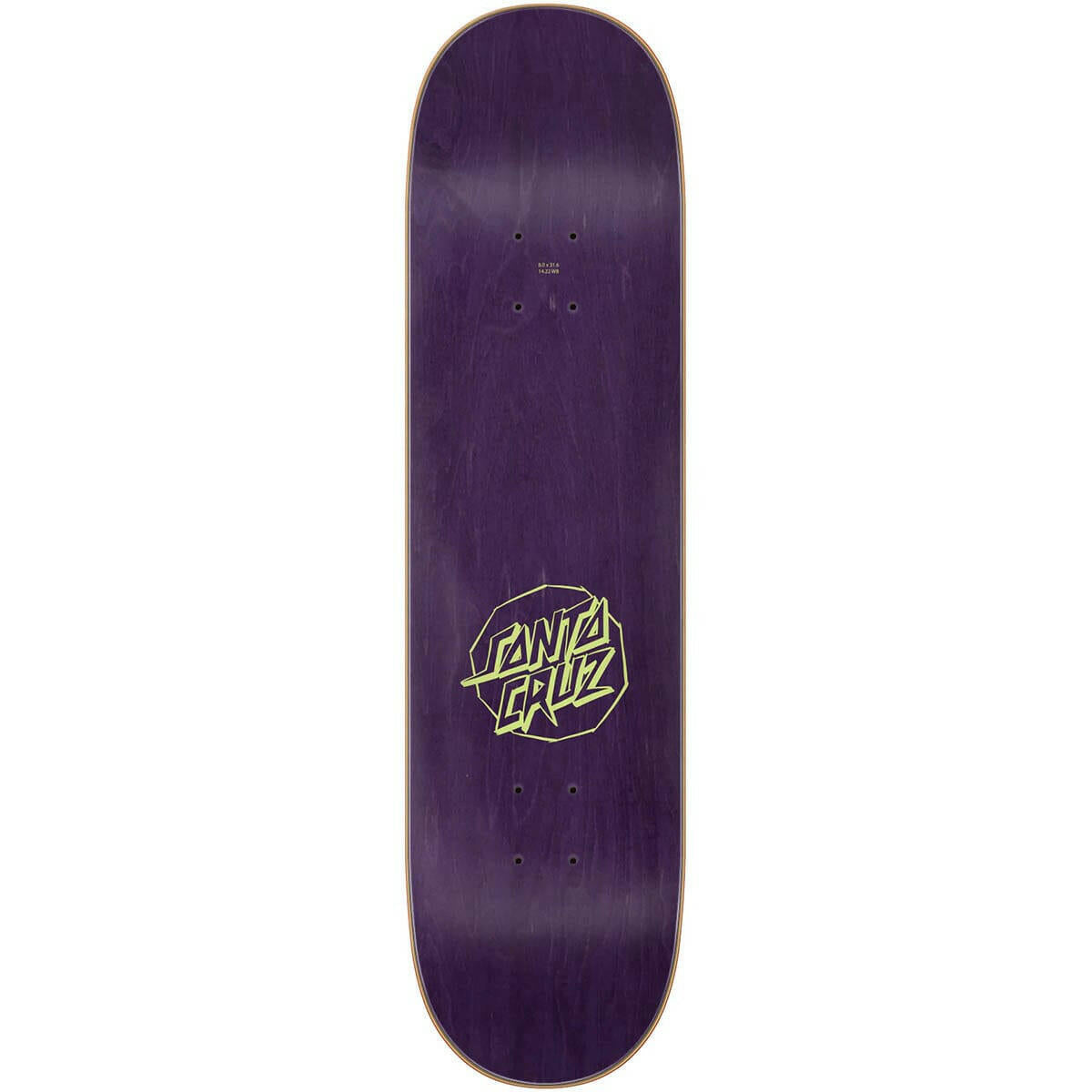 Santa Cruz - Keith Meek Scratched Slasher 8.0 Skateboard Deck.