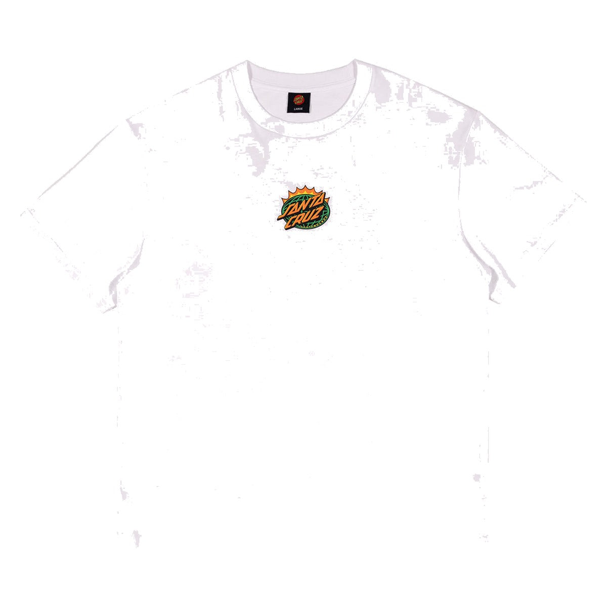 Santa Cruz - Kendall End Of The Dot Centre Tee White - front view