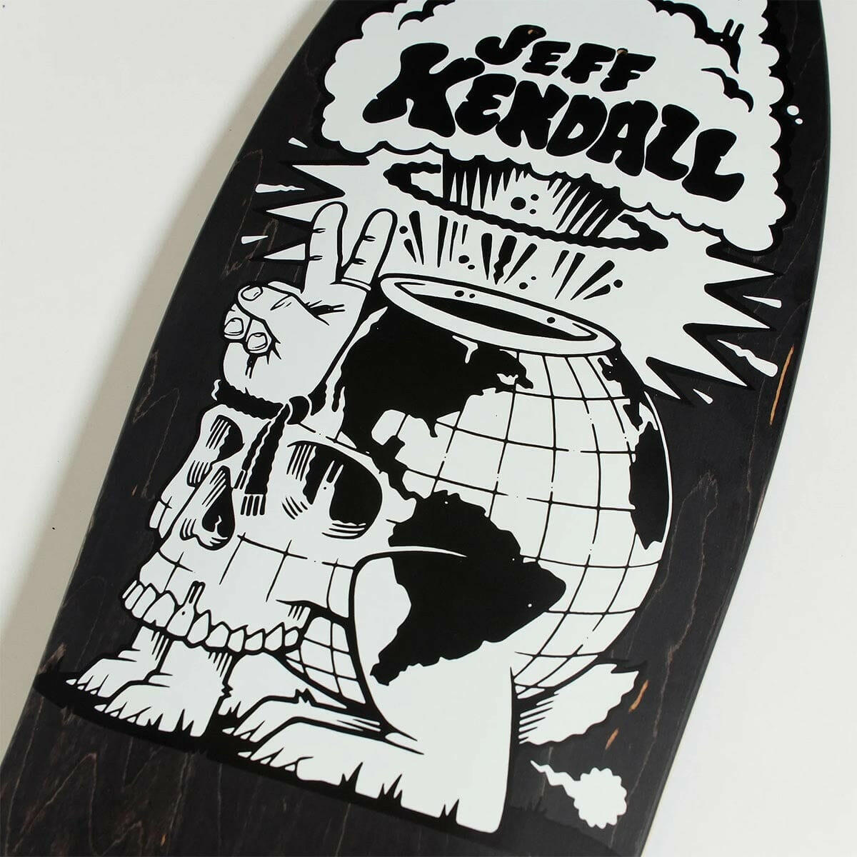 Santa Cruz - Jeff Kendall Friend Of The World 10.0 Skateboard Deck.