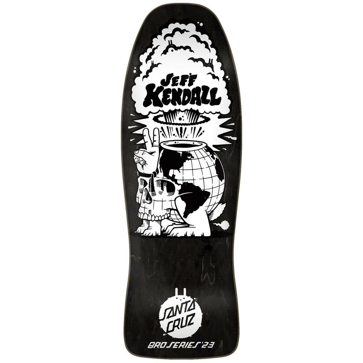Santa Cruz - Jeff Kendall Friend Of The World 10.0 Skateboard Deck.