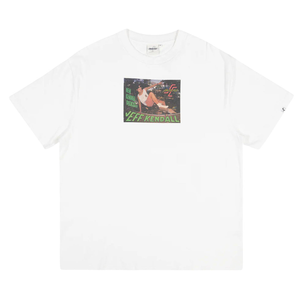 Santa Cruz Kendall Ramp Ad Tee White Front