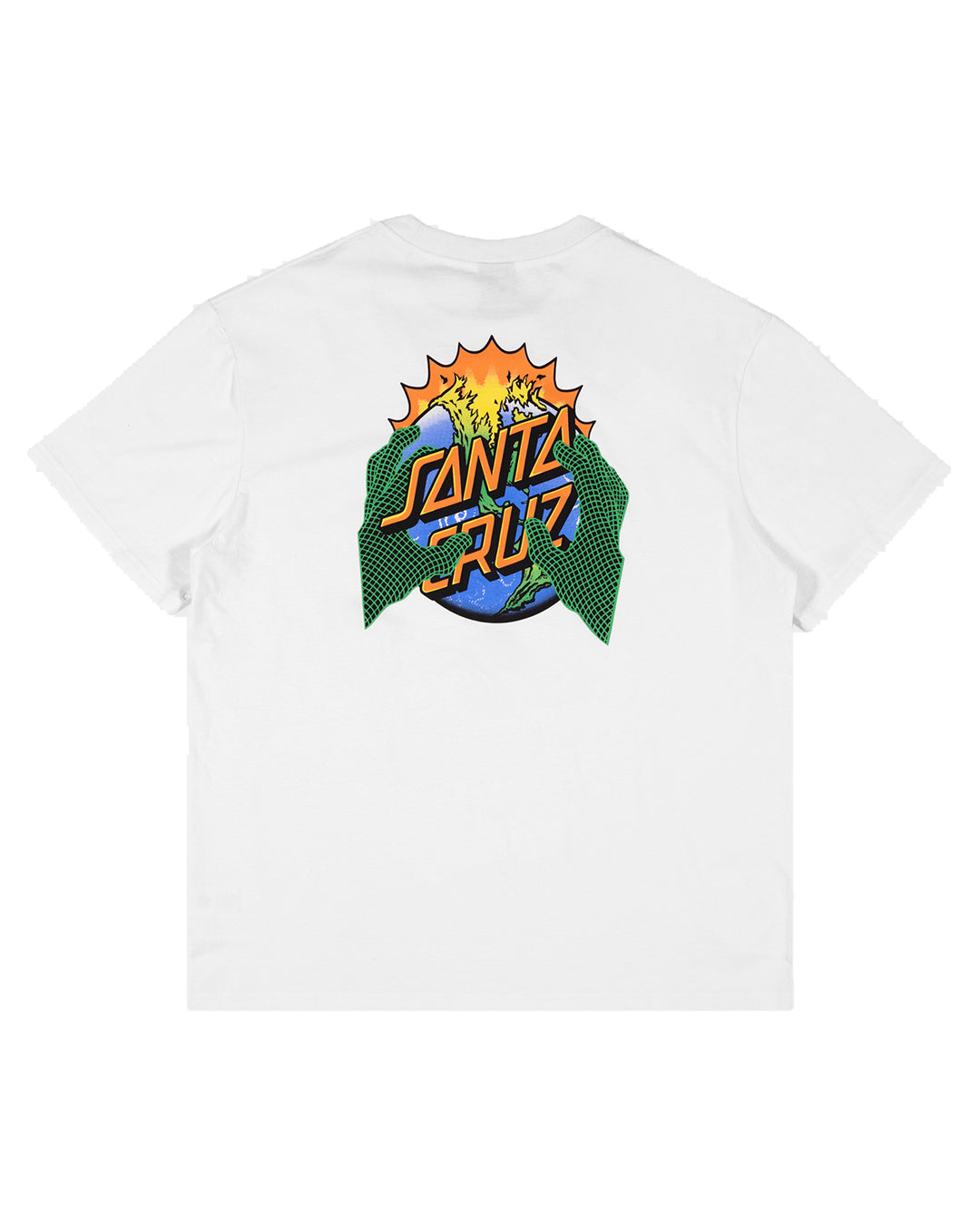 Santa Cruz Kendall End Of The Dot Centre Tee White - back