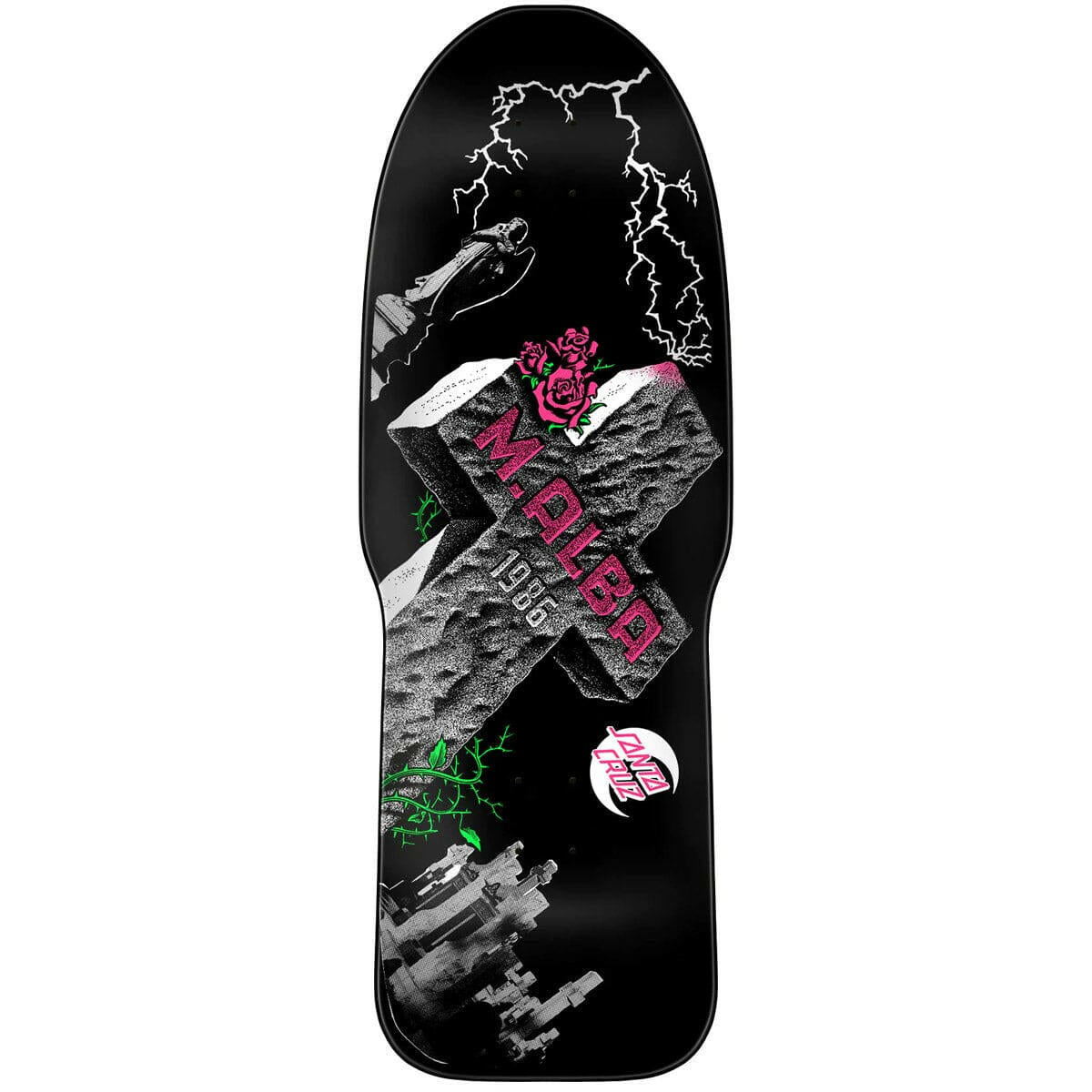 Santa Cruz - Malba Tombstone 10.24 Reissue Skateboard Deck.