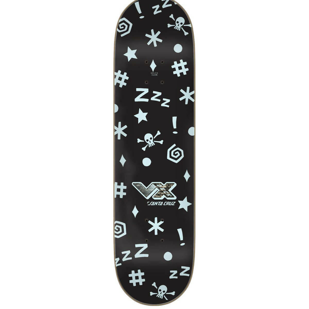 Santa Cruz - Maurio McCoy Fever Dream VX 8.25 Skateboard Deck.