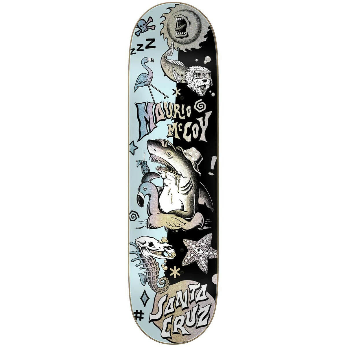 Santa Cruz - Maurio McCoy Fever Dream VX 8.25 Skateboard Deck.