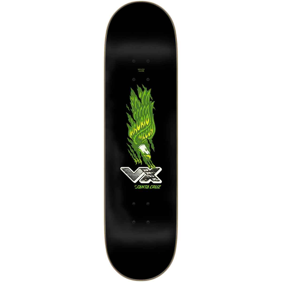 Santa Cruz Maurio McCoy Ripping Eagle VX Twin 8.25 Skateboard Deck Top