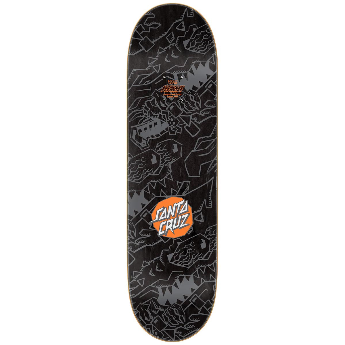 Santa Cruz - Keith Meek Scratched Slasher FeelBase 8.25 Skateboard Deck.