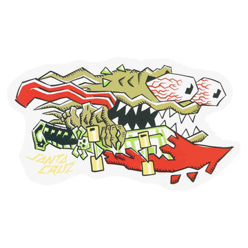 Santa Cruz Meek Scratched Slasher 4" Sticker