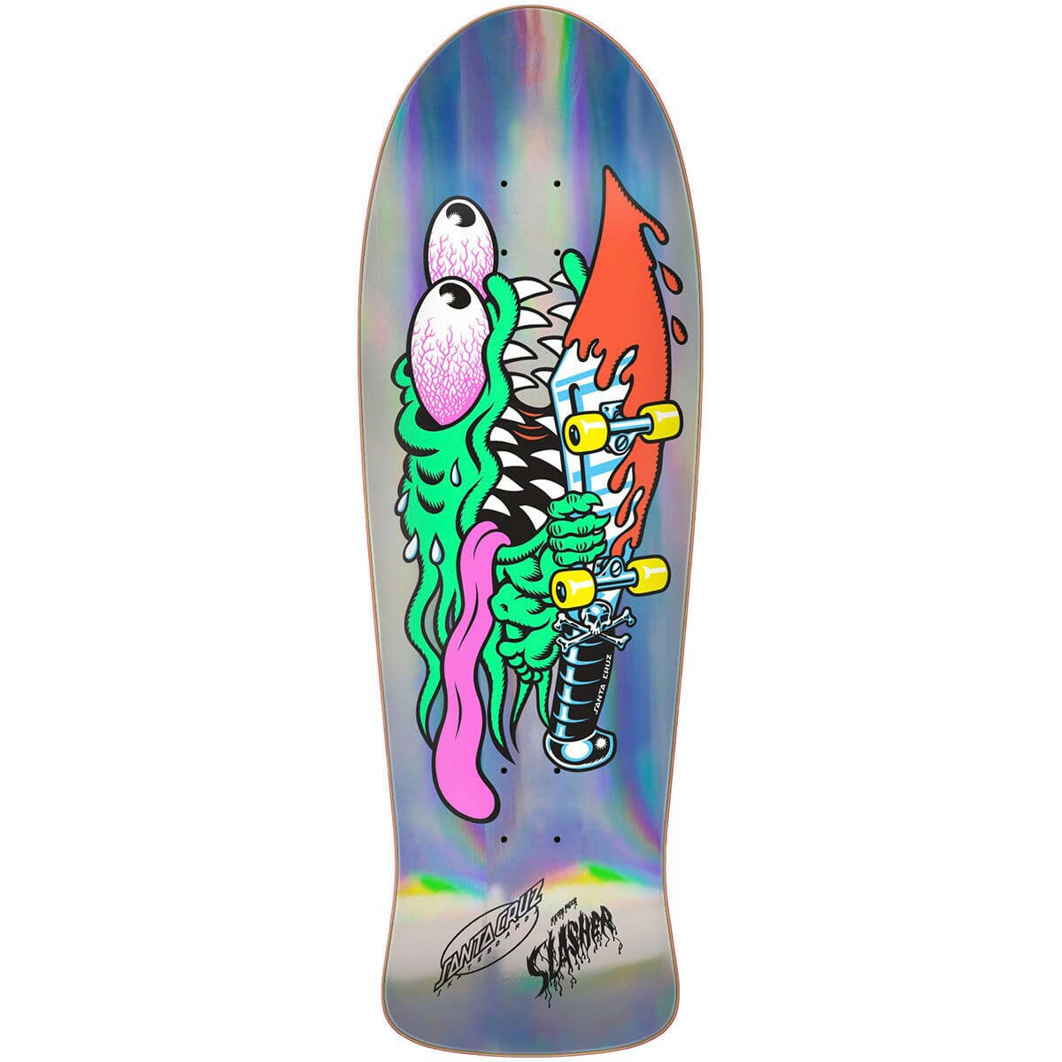 Santa Cruz - Keith Meek Slasher 10.1 Reissue Skateboard Deck.