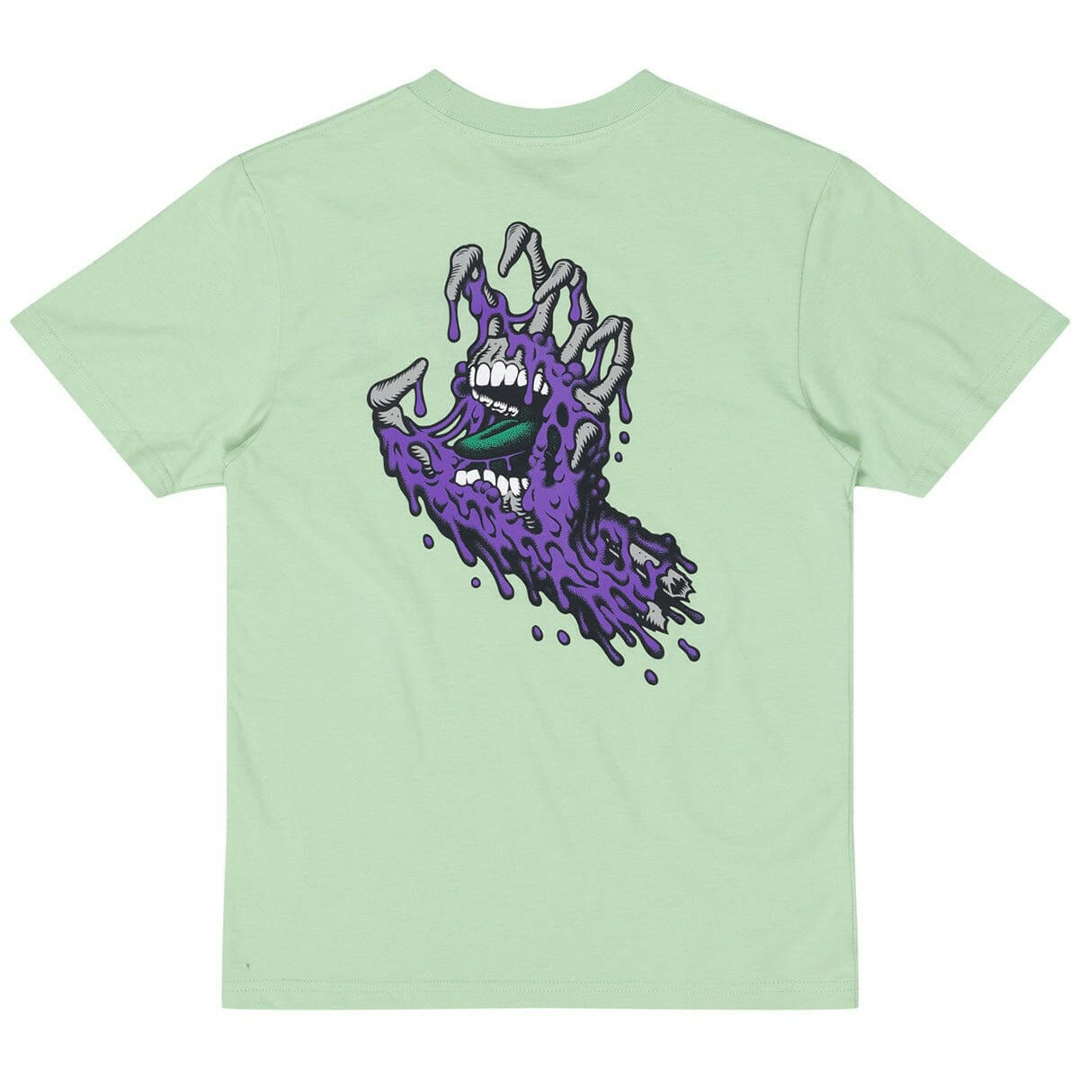 Santa Cruz - Melting Hand Youth Tee Sage.