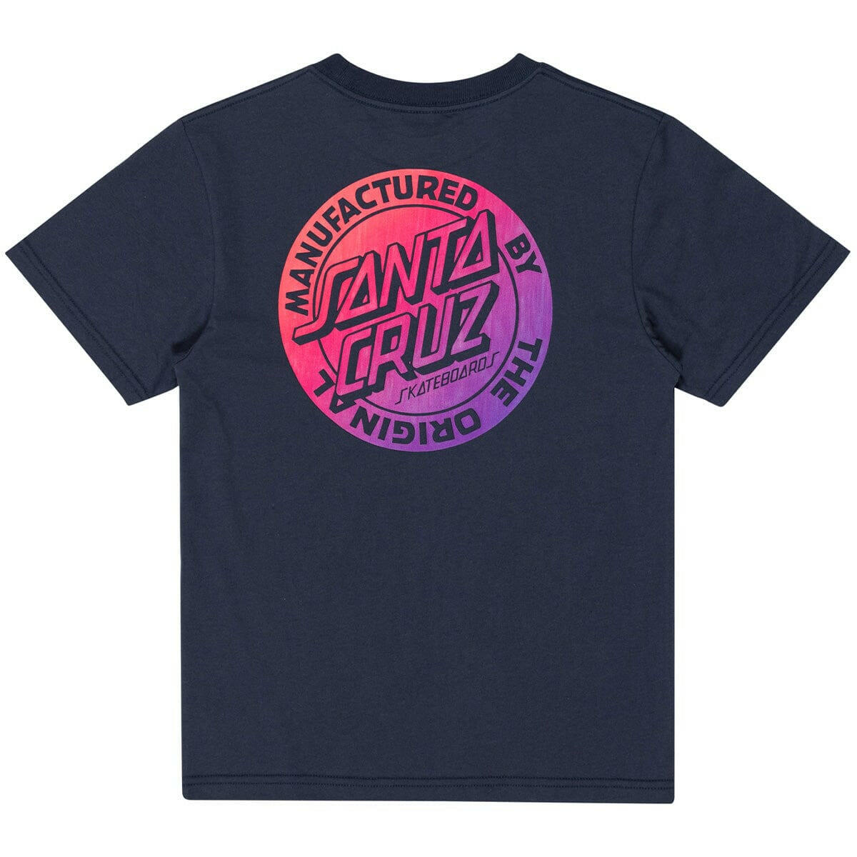 Santa Cruz - MFG Dot Fade Youth Tee Navy.