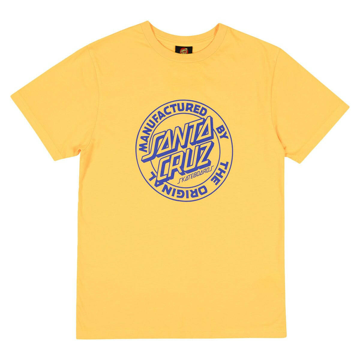 Santa Cruz - MFG Dot Front Youth Tee Yellow.