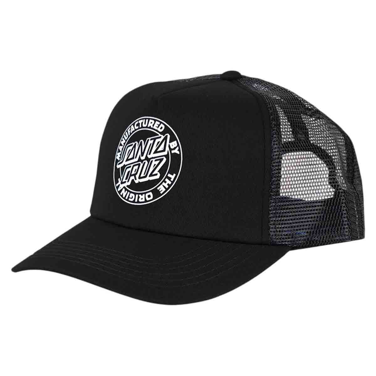 Santa Cruz MFG Dot Trucker Cap Black Side