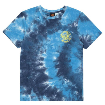 Santa Cruz - MFG Dot Youth Tee Blue Tie Dye.